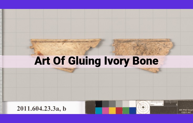 Ivory Bone Gluing: A Timeless Art of Intricate Designs and Cultural Significance