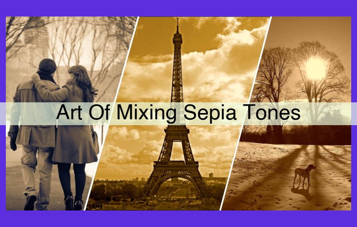 Create Atmospheric Sepia Tones: Blending Colors for a Timeless Effect