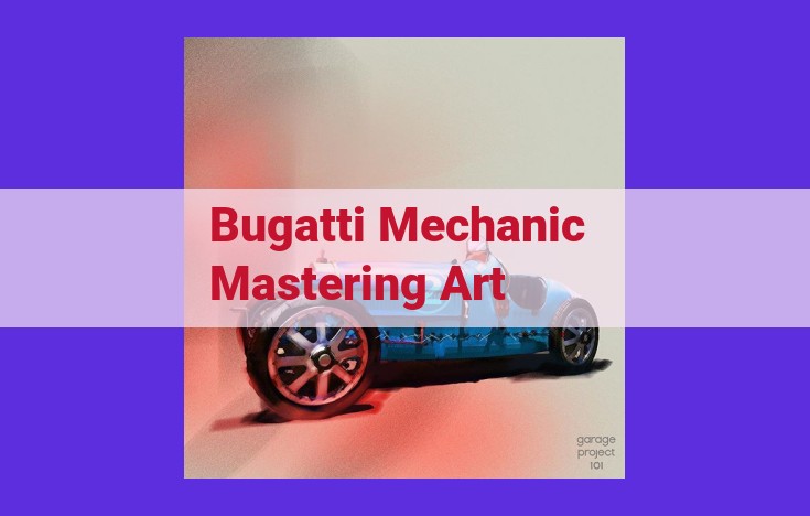 Bugatti Mechanics: Precision, Art, and Automotive Masterpieces