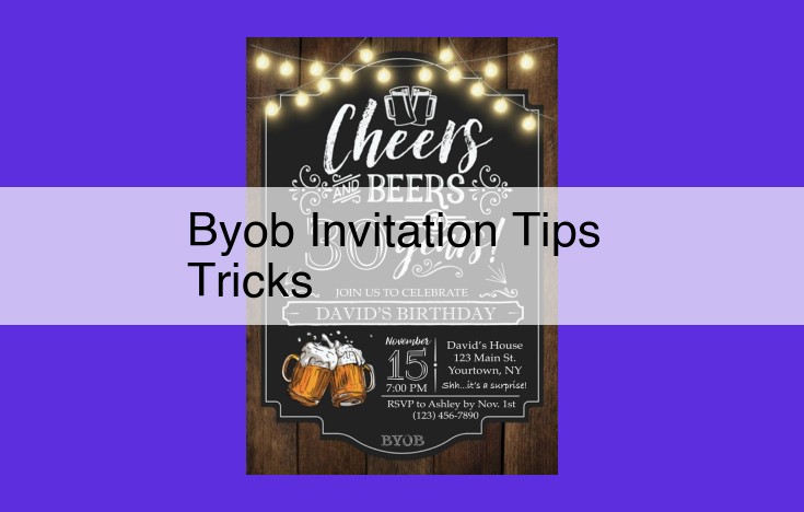 Ultimate Guide to Planning a Memorable BYOB Event: Tips for Success