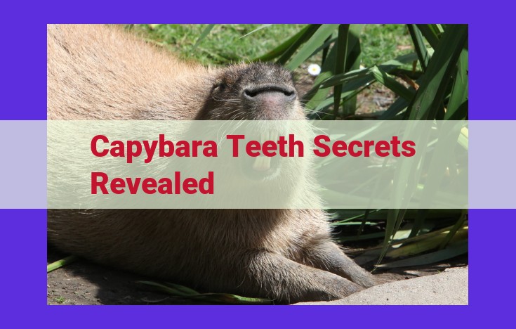 Capybara Teeth: Herbivorous Adaptations for Diverse Environments