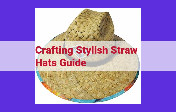 Craft Your Own Stylish Straw Hat: A Comprehensive Guide for Timeless Headwear Creation