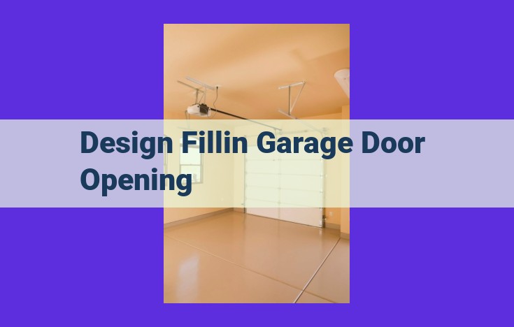 Optimizing Garage Door Opening Design for Structural Integrity and Functionality