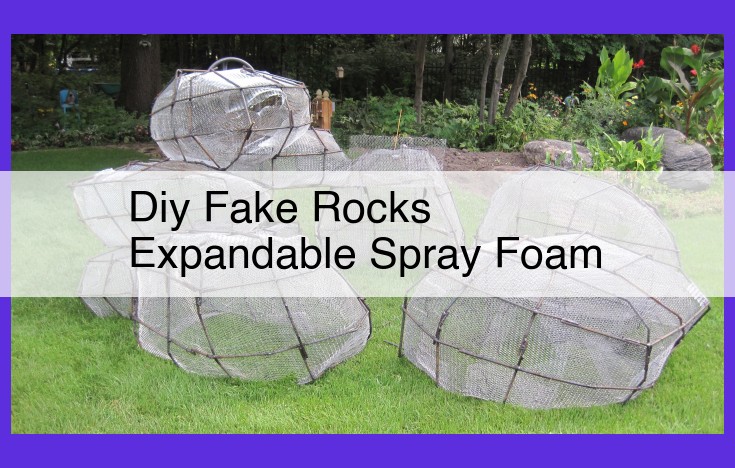 DIY Fake Rocks with Expandable Spray Foam: Elevate Your Landscaping, Arts & Crafts, and Insulation