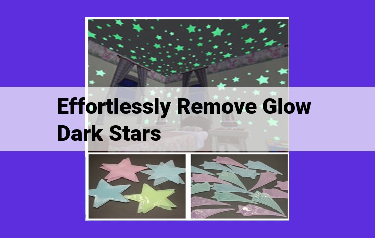 Irresistible, Removable Glow-in-the-Dark Stars for Enchanting Night Sky Decor