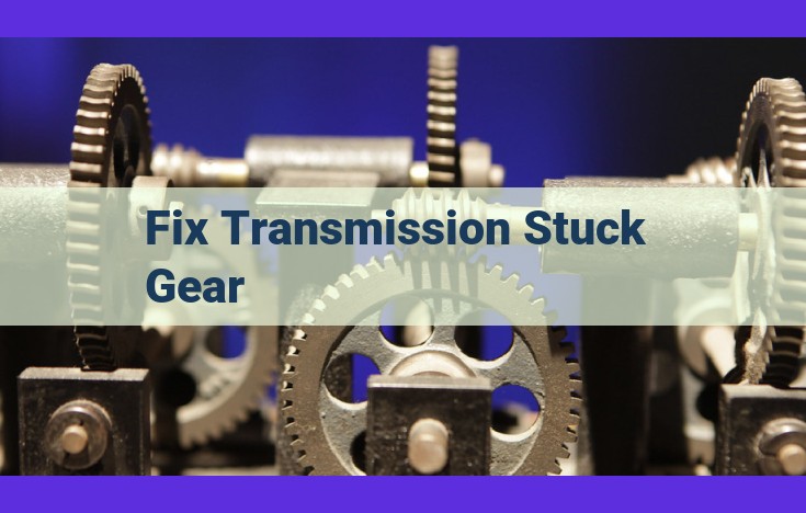 Comprehensive Guide to Troubleshooting a Transmission Stuck in Gear