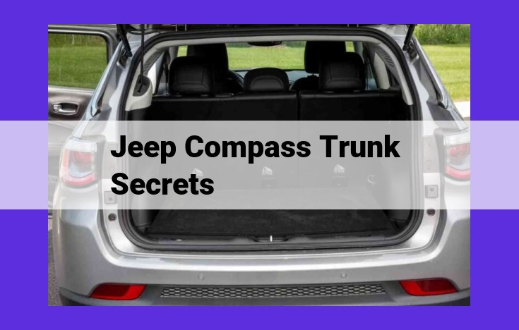Discover the Jeep Compass Trunk's Hidden Storage Secrets and Enhanced Cargo Management | Unveiled