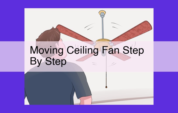 Comprehensive Guide to Moving a Ceiling Fan: Safety, Preparation, and Troubleshooting