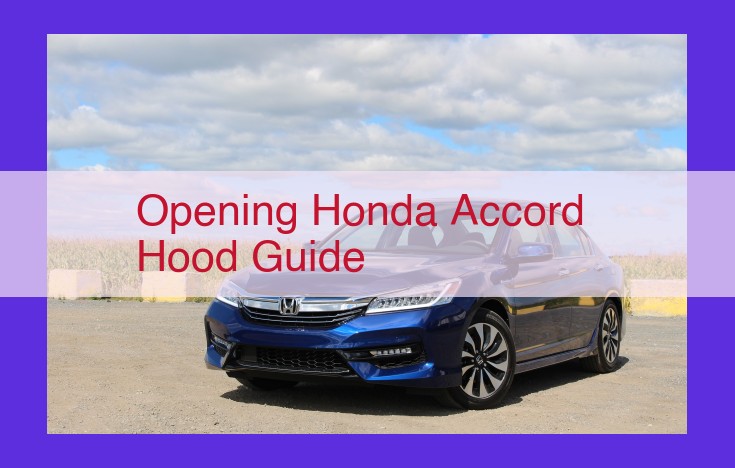 How to Open a Honda Accord Hood: Step-by-Step Guide for Easy Access