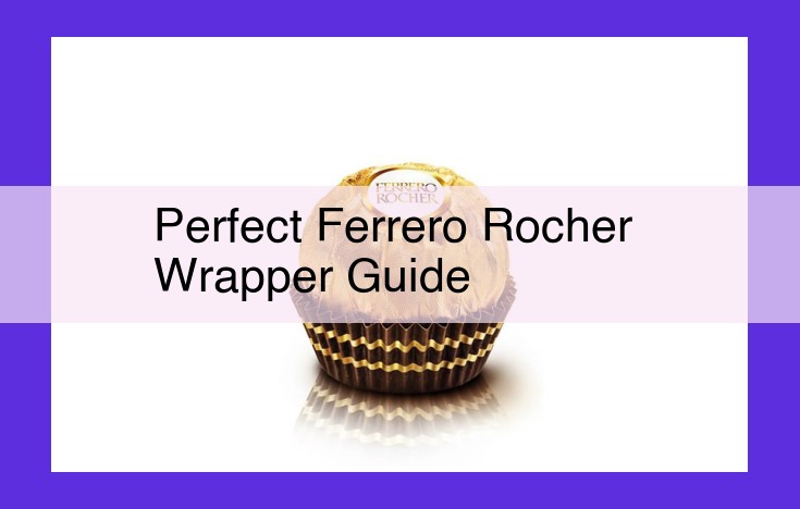 Master Origami-Inspired Ferrero Rocher Wrappers for an Exquisite Culinary Presentation