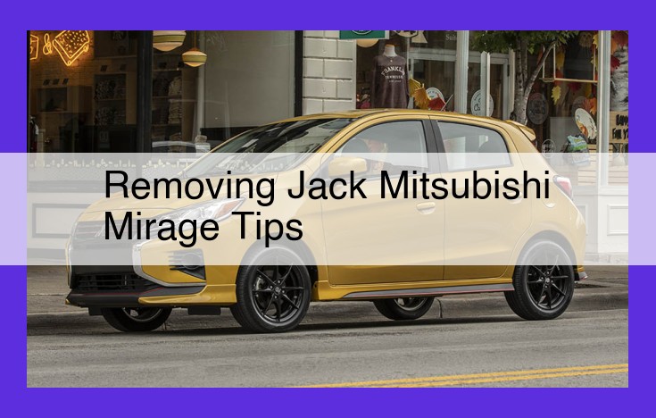 How to Safely Remove and Replace a Flat Tire on a Mitsubishi Mirage: Step-by-Step Guide