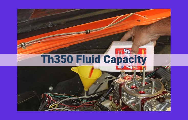 Optimize TH350 Transmission Fluid Capacity: Essential Guide for Optimal Performance