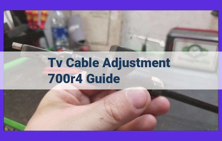 700R4 Transmission TV Cable Adjustment: A Comprehensive Guide to Optimize Shifting