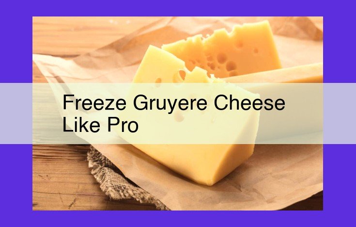 Master Gruyere Cheese Freezing: Expert Guide to Flavor & Texture Preservation