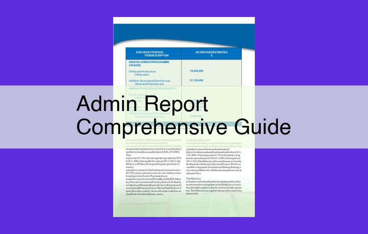 Master Comprehensive Admin Reporting: A Guide to Driving Organizational Impact