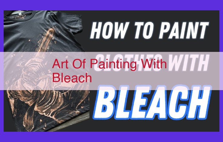 The Mesmerizing Art of Bleach Painting: Unveiling Techniques and Artistic Expression