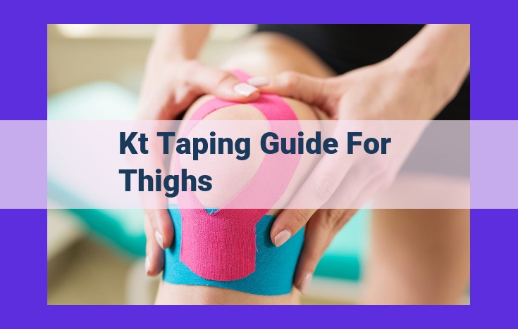 KT Taping for Thigh Support: Enhanced Stability for Injuries and Pain Relief
