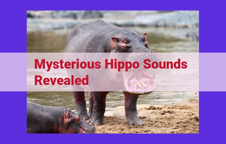 Unlocking the Sonic Secrets of Hippos: A Bioacoustic Journey into Animal Communication