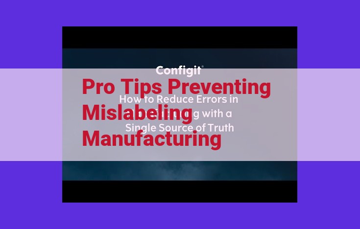Prevent Mislabeling in Manufacturing: The Ultimate Guide to Traceability, Standardization, and Employee Training