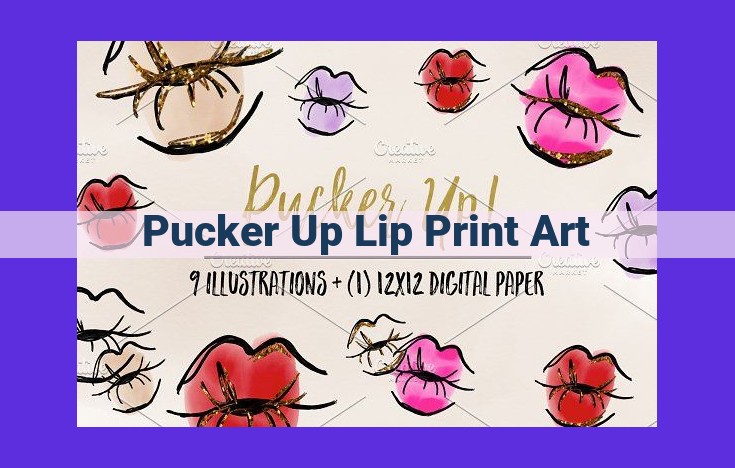 Pucker Up and Create: The Art of Lip Print Expression
