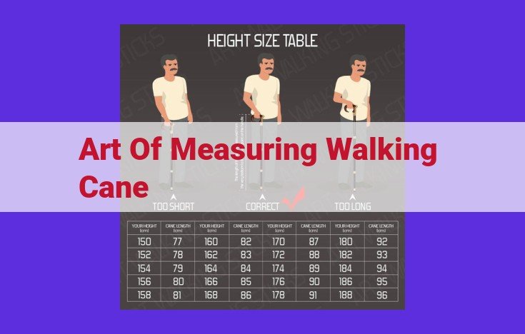 Mastering the Art of Walking Cane Measurements for Optimal Mobility and Well-being